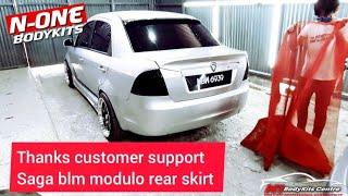 Thanks customer support Proton saga blm modulo rear skirt.