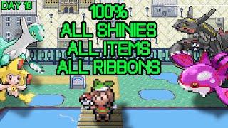 100%ing POKéMON Emerald DAY 10. cat rules goal LONG STREAMish