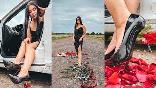 CRUSH  Crushed 101 roses with high heels