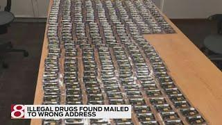 Illegal drugs found mailed to wrong address