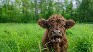 Calves on Fresh Grass First Time