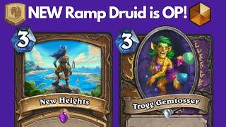  NEW Ramp Druid is OP  Hearthstone Standard - Perils in Paradise Deck