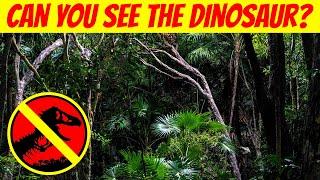 Find all the Hidden Dinosaurs  Hidden Animals Optical Illusions  Genius Brain Teasers  Most FAIL