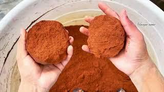 Damp Red Dirt Crumbling ASMR