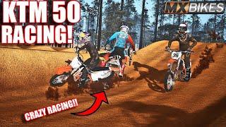RACING THE NEW KTM 50 OEM ON THIS AMAZING PITBIKE TRACK WAS INTENSE