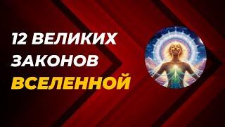 12 Великих Законов ВСЕЛЕННОЙ. Применяй Их в Своей Жизни и Ты Реализуешь Свою  Мечту.