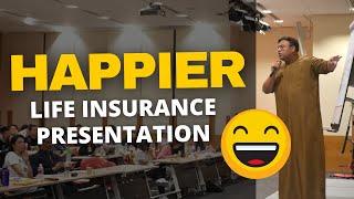 How To Make Your Life Insurance Presentation Sound Happier  Insurance Concept Presentation