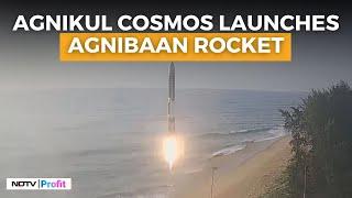 Agnibaan Rocket Launched By IIT-Madras Backed Agnikul  I Agnibaan Launch Video