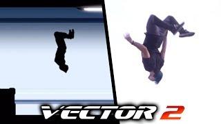 ALL THE TRICKS from Vector In Real Life Vector 2 Parkour game