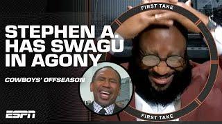 FIGURE IT OUT  Swagu AGITATED by Stephen A. patronizing the Cowboys  First Take