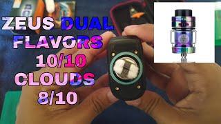 Zeus Dual RTA by Geekvape  Build & Changing Cotton Good Flavors and Clouds