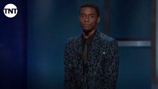 Chadwick Boseman Tribute to Denzel Washington  AFI 2019  TNT