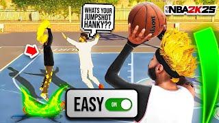 SHOOTING is TOO EASY w THIS SECRET JUMPSHOT TIP in NBA 2K25 - BEST JUMPSHOT 2K25