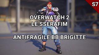 Overwatch 2 x LE SSERAFIM Brigitte ANTIFRAGILE BB Collab Shop Skin OW2