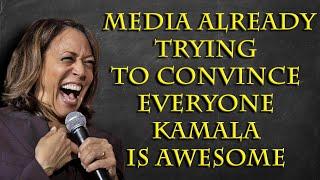 Mainstream news rallies for Kamala after the go ahead from the establishment.