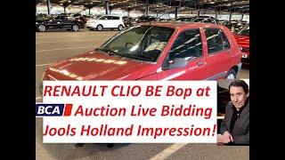 Renault Clio Mark 1 Be Bop Live Bidding Sells at BCA Blackbushe Car Auction Jools Holland Impression