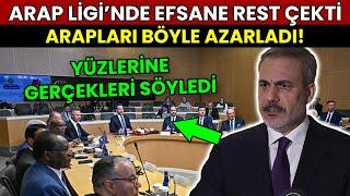 BARBAR SAVAŞ MAKİNESİ Hakan Fidan Arap Liderleri Yüzlerine Karşı Azarladı