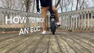 HOW TO RIDE AN EUC IN UNDER 2 MINUTES - Easiest Way To Teach Your friends