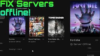 Fortnite Server Offline season 4  epic games server offline