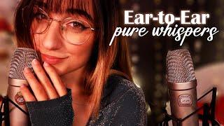 ASMR  Ear-to-Ear Pure Whispers to Sleep Shh its okay I love you & Comforting Affirmations