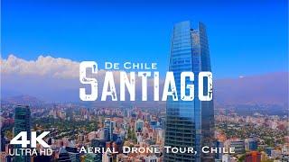 SANTIAGO DE CHILE 2024  Drone Aerial 4K Ultra HD Dron