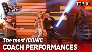 The most ICONIC Coaches Performances on The Voice  The Voice 10 Years
