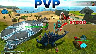 raid stego to the base - Ark Mobile PvP  S4 EP.7