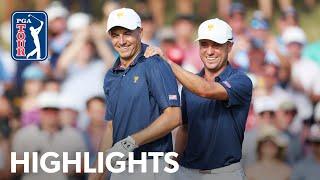 Spieth and Thomas Round 4 Four-ball highlights  Presidents Cup  2022