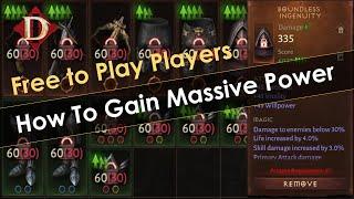 How to Get A Massive Power Boost as a Free to Play Player in Diablo Immortal