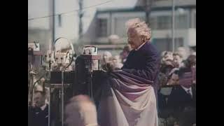 Albert Einstein Rede Funkausstellung 1930 HD Koloriert