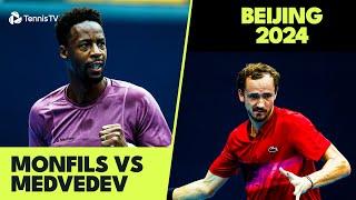 Daniil Medvedev Takes On Gael Monfils  Beijing 2024 Highlights