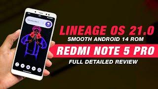 Lineage OS 21.0 For Redmi Note 5 Pro  Android 14  Smooth Rom  Full Detailed Review