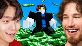 Spending $100000 to Beat Roblox ft. @socksfor3