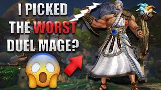 I Played The WORST Mage In Duel & Heres How It Went Ft. Zeus - Grandmasters Ranked Duel - SMITE