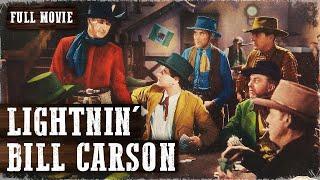 LIGHTNIN BILL CARSON  Tim McCoy  Full Western Movie  English  Wild West  Free Movie