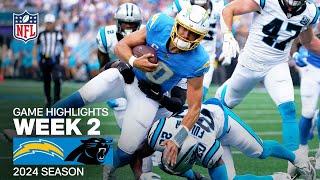 Los Angeles Chargers vs. Carolina Panthers  2024 Week 2 Game Highlights