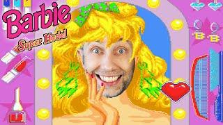 PAPOUNET apprend à devenir TOP MODÈLE avec BARBIE SUPER MODEL  Retrogaming 