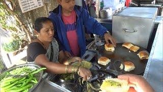 Indian Street Food  Vada Pav and Papdi No Lot  at Shree Siddhivinayak Vada Pav  Bardoli  India