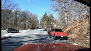 Driving in Philadelphia PA USA   TOYOTA 4Runner TRD PRO  4 0L V6 for the first TIME