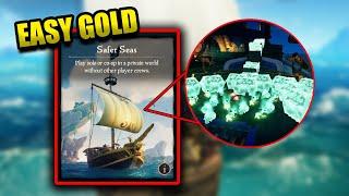 Best Way to Earn FREE Gold Using Safer Seas in Sea Of Thieves 2024