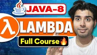 Master Java Lambda Expressions in 90 Mins  Java 8 Lambda Expressions Full Course  Java Tutorial