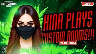 PUBG MOBILE LIVE UC CUSTOM ROOMS PAKISTAN  PUBG CUSTOM ROOM LIVE  HINA PLAYS