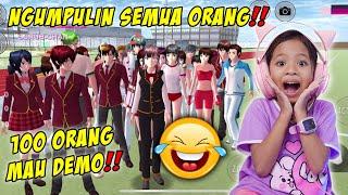 NGUMPULIN SEMUA ORANG DI LAPANGAN SAKURA SCHOOL SIMULATOR‼️wkwkwk BANYAK BANGET‼️ KOCAK‼️