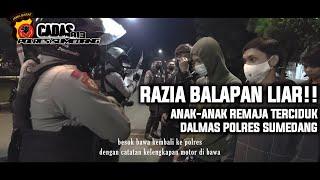 RAZIA BALAPAN LIAR TERCIDUK DALMAS POLRES SUMEDANG