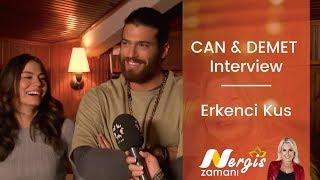 Can Yaman & Demet Ozdemir  Interview   Erkenci Kus  Nergis Zamani Show  English   2019