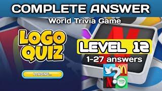 Logo Quiz world trivia game. level 12 answers #logoquiz @brainitquizzes
