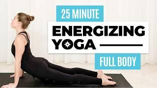 25 MINUTE FULL BODY YOGA ROUTINE  Energizing Yoga for Flexibility and Strength