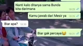 Chat dilan dan milea bikin baper