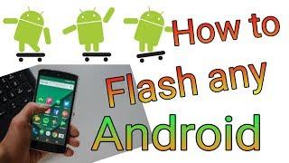 How to Flash Any Android Phone  Using PCLaptop