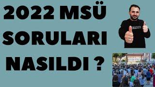 2022 Msü Soruları Nasıldı ? Sınava Giren Öğrencilerle Tartışıyoruz  27 Mart 2022 Msü Sınavı